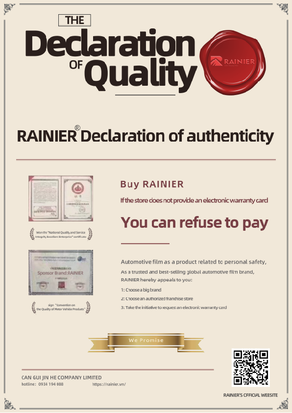 Declaration of Quality